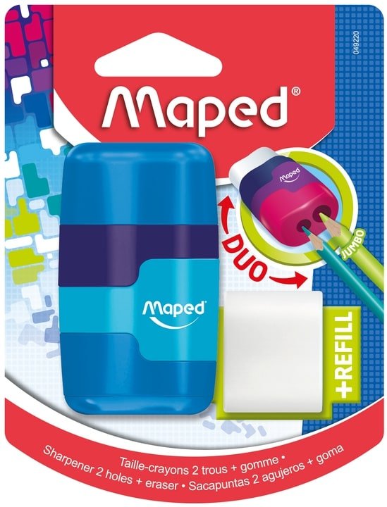 Sharpener-eraser Connect Translu 2h Blister