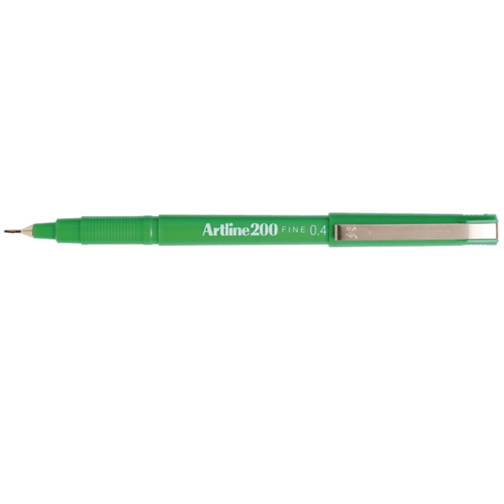 Artline Calligraphy Pastel Ink Pen Green 0.3mm