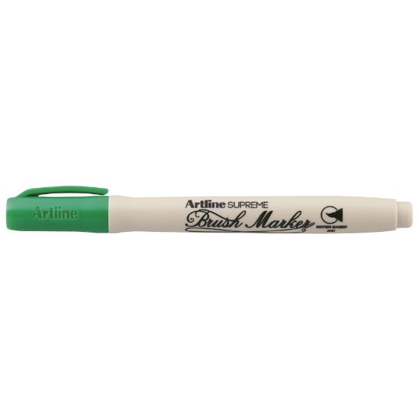 Artline Supreme Brush Marker Green