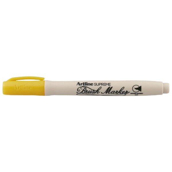 Artline Supreme Brush Marker Yellow