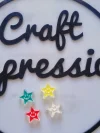 Transperent Acrylic Twinkle Star  beads