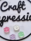Transperent Acrylic Paw beads