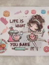 Waterproof Cup wraps Transfer Stickers Life Is What You Bake