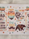 Waterproof Cup wraps Transfer Stickers Best Dad Ever