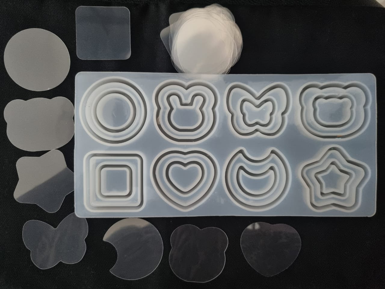 Star Moon Shaker Keychain Mold