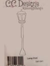 Lamp Post Rubber Stamp