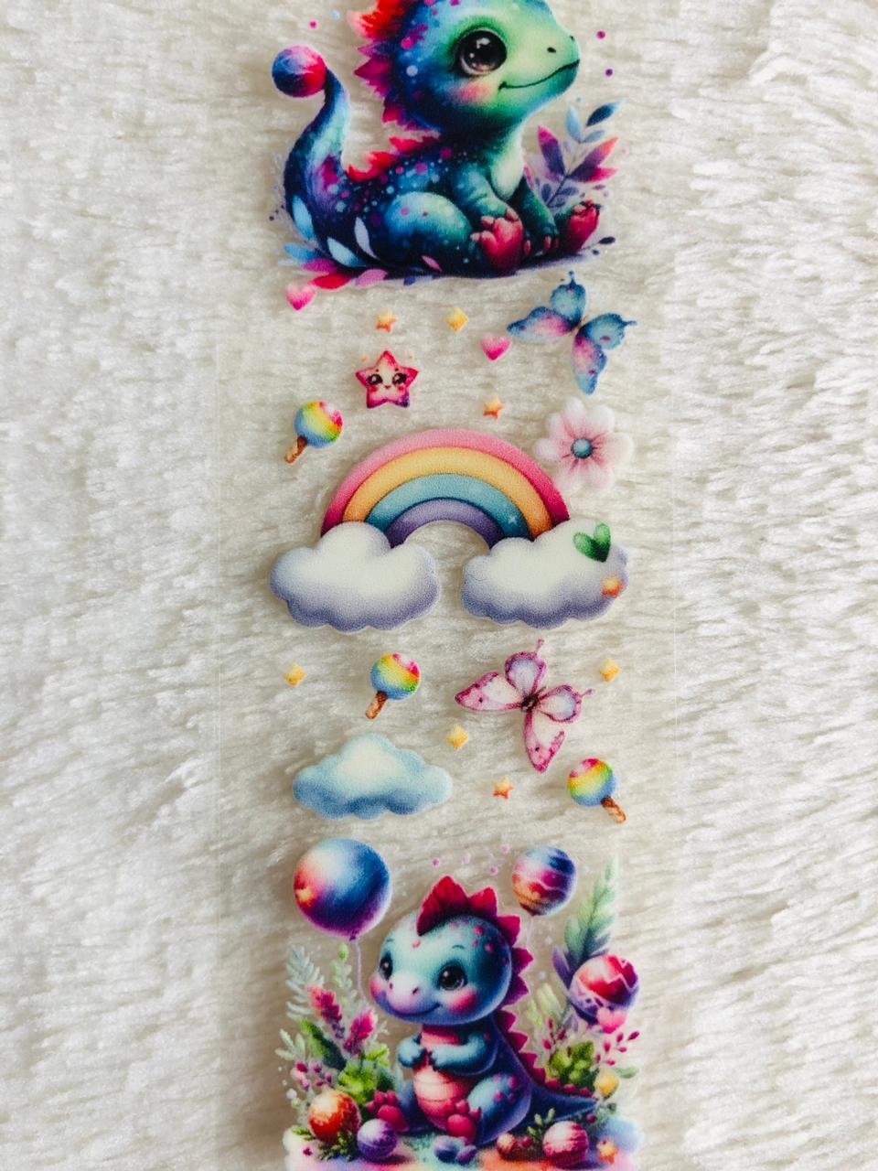 Rainbow Dragon - Pen Waterproof Sticker