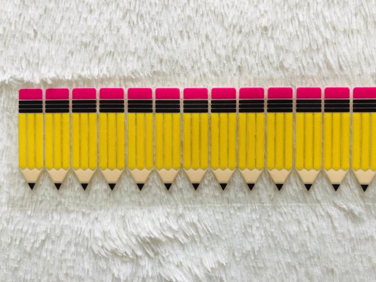 Yellow Pencils - Pen Waterproof Sticker