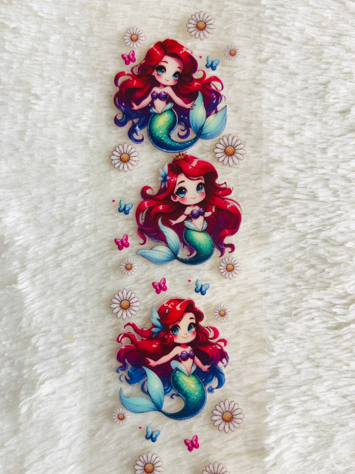 Cute Little Mermaid - Pen Waterproof Sticker