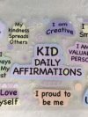 Kid Daily Affirmations - Waterproof Sticker