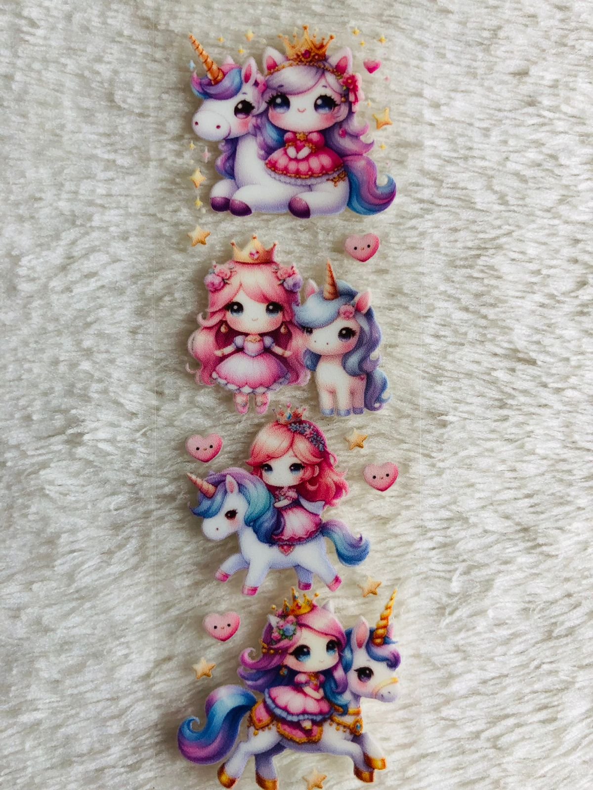 Princess Unicorn Pen Waterproof Sticker