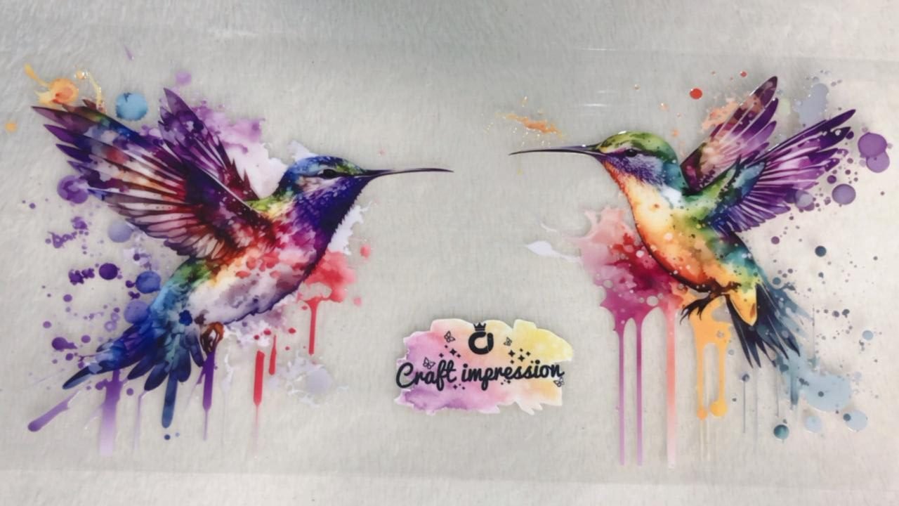 Rainbow Birds - Waterproof Sticker