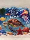 Life is Better at Beach - Waterproof Sticker