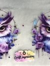 Purple Owl - Waterproof Sticker