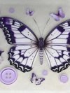 Purple Butterfly - Waterproof Sticker