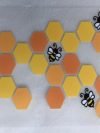 Yellow Honey Bees - Waterproof Sticker