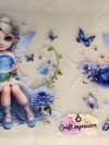 Blue Cute Faries - Waterproof Sticker