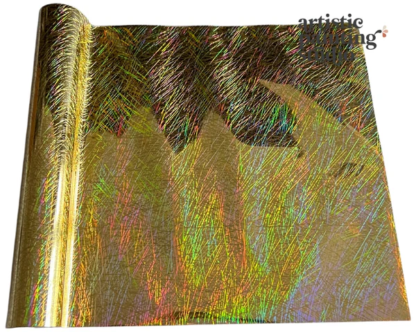 Confetti - Gold Foil - Roll (12-inch*3ft.)/Gold/Confetti - Image 3