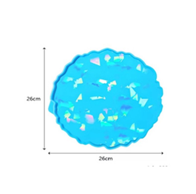 Holographic big round 26CM mold