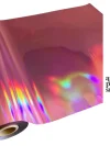 Pink Hologram Foil - Roll (12-inch*3ft.)/Pink/Solid
